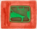Howard Hodgkin, A Furnished Room (H. 33), 1977, Etching and aquatint in colours with hand-colouring in watercolour, on Arches paper, the full sheet