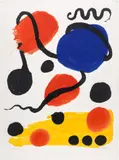 Alexander Calder, Untitled (Circles), circa 1967, Lithograph in colours, on BFK Rives paper, with full margins