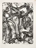 Willem de Kooning, Landscape at Stanton Street (G. 26), 1971, Lithograph, on Dutch Etching paper, with full margins