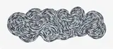 Sol LeWitt, Whirls and Twirls (Black) (K. 2005.02), 2005, Linocut in colours, on Somerset Velvet paper, with full margins