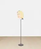 Alex Katz, Jessica (Cutout edition, weather vane) (S. 352), 2002, Shaped aluminium multiple with screenprint in colours on both sides, with a bronze stand and base