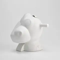 Split-Rocker (Vase) by Jeff Koons, 2012, White porcelain vase, sold Jun 2024