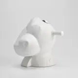 Jeff Koons, Split-Rocker (Vase), 2012, White porcelain vase