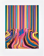 Uplift, from The Help Portfolio by Ian Davenport, 2020, Archival inkjet print in colours, on Somerset Satin paper, with full margins, sold Jun 2024