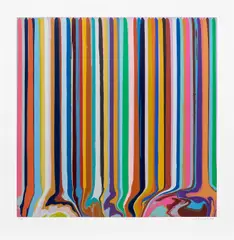 Duplex Etching: Grey, Lavender by Ian Davenport, 2014, Etching in colours, with Chine-collé to Hahnemühle paper, with full margins, sold Jun 2024