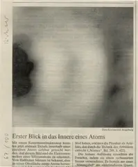 Erster Blick (First View) (B. 112) by Gerhard Richter, 2000, Offset print, on ivory newsprint paper, mounted to white cardboard (as issued), the full sheet, sold Jun 2024