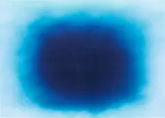Breathing Blue by Anish Kapoor, 2020, Digital print in colours, on wove paper, the full sheet, sold Jun 2024
