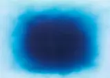 Anish Kapoor, Breathing Blue, 2020, Digital print in colours, on wove paper, the full sheet