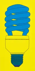 Michael Craig-Martin, Bulb, from Fundamentals, 2016, Screenprint in colours, on Somerset Satin paper, the full sheet