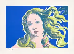 Andy Warhol, Details of Renaissance Paintings (Sandro Botticelli, Birth of Venus, 1482) (see F. & S. 316-319), 1984, Unique screenprint in colours, on Arches Aquarelle paper, with full margins