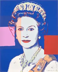 Andy Warhol, Queen Elizabeth II of the United Kingdom, from Reigning Queens (F. & S. 337), 1985, Screenprint in colours, on Lenox Museum Board, the full sheet