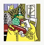 Roy Lichtenstein, Still Life With Lobster, from Six Still Lifes Series (C. 129), 1974, Lithograph and screenprint in colours, on BFK Rives paper, with full margins