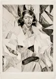 Jacques Villon, Yvonne D. de face (G. & P. E281), 1913, Drypoint, on Arches paper, with full margins