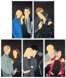 Alex Katz, Pas de Deux (S. 281-285), 1993-94, The complete set of five screenprints in colours, on Arches Cover paper, the full sheets