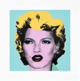 Kate Moss: Original Colourway by Banksy, 2005, Screenprint in colours, on wove paper, with full margins, sold Sep 2024