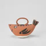 Sujet poisson (Fish Subject) (A.R. 139) by Pablo Picasso, 1952, Red earthenware pitcher painted in colours, sold Sep 2024