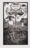 Paul Gauguin, Noa Noa (Fragrant Scent) (M./K./J./S. 13), 1893–94/1921, Woodcut in black and grey, on China paper, with margins