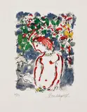 Marc Chagall, Jour de printemps (Spring Day) (M. 650), 1972, Lithograph in colours, on Arches paper, with full margins