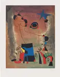 Joan Miró, Le chien bleu (The Blue Dog) (M. 1714), 1958-59, Etching and aquatint in colours, on BFK Rives paper, with margins