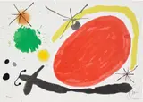 La Japonaise (The Japanese Woman) (M. 829) by Joan Miró, 1971, Lithograph in colours, on BFK Rives paper watermarked Miró, the full sheet, sold Sep 2024