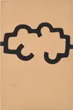 Eduardo Chillida, Lurrak (Lands) (K. 80014), 1980, Screenprint, on wove paper, the full sheet