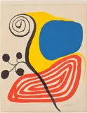 Alexander Calder, L'as de trefle (The Ace of Clubs), 1971, Lithograph in colours, on wove paper, the full sheet