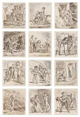 Twelve Lithographs for Wuthering Heights, Emily Brontë by Balthus, 1989, The complete set of twelve lithographs in colours, on wove paper, the full sheets tipped-in (as issued), with text by Em, sold Sep 2024