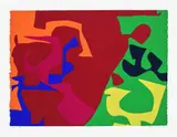 Patrick Heron, January 1973: 7, 1973, Screenprint in colours, on J. Green paper, with full margins