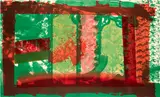 Howard Hodgkin, Bleeding (H. 67), 1981-82, Lithograph in colours with hand-colouring in gouache, on Arches mould-made paper, the full sheet