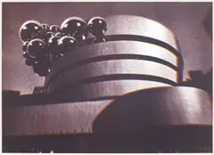Pol Bury, Guggenheim, 1972, Lithograph in colours, on wove paper, with full margins