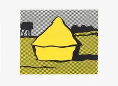 Roy Lichtenstein, Haystack (C. 84), 1969, Screenprint in colours, on Fabriano paper, with full margins