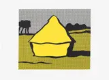 Roy Lichtenstein, Haystack (C. 84), 1969, Screenprint in colours, on Fabriano paper, with full margins