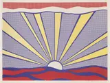 Roy Lichtenstein, Sunrise (C. II.7), 1965, Offset lithograph in colours, on lightweight wove paper, with full margins