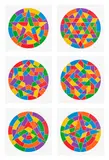 Sol LeWitt, Stars (K.2002.02), 2002, The complete set of six linocuts in colours, on Somerset Satin paper, with full margins