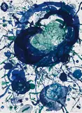 Sam Francis, Untitled, from Michel Waldberg: Poèmes dans le ciel (Poems in the Sky) (L. L268), 1986, Lithograph in colours, on BFK Rives paper, the full sheet