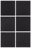 Sol LeWitt, Six Geometric Figures (Circle, Square, Triangle, Rectangle, Trapezoid and Parallelogram) (K. 1977.02), 1977, The complete set of six etching and aquatints, on wove paper, the full sheets, with colophon and the original black linen-covered portfolio