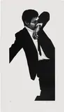 Robert Longo, Mark, from Men in the Cities, 1983, Lithograph, on Arches paper, with full margins,