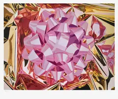 Jeff Koons, Pink Bow, from Celebration Series, 2013, Pigment print in colours, on Japanese watercolour paper, with full margins,
