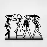 Julian Opie, Summer Rain 1, from Summer Rain