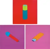 Michael Craig-Martin, Objects of Our Time: three plates, 2014, Three screenprints in colours, on Somerset Satin paper, the full sheets
