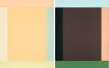Anima Mundi 48-2 Ed. by Imi Knoebel, 2011/2015, The set of two collages with acrylic in colours, on constructed and collaged plastic panels, each mounted to Alu-Dibond, sold Sep 2024
