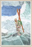 Peter Doig, Alpinist (D2-1B), 2023, Giclée print in colours, on cotton smooth rag paper, the full sheet
