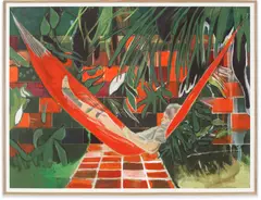 Alice at Boscoe's (D2-3) by Peter Doig, 2023, Giclée print in colours, on Cotton Smooth Rag paper, the full sheet, sold Sep 2024
