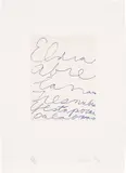 Cy Twombly, Print 2, from Octavio Paz - Cy Twombly (B. 81), 1993, Heliogravure in colours, on Richard de Bas mould-made paper, with full margins
