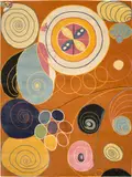 Hilma af Klint, Group IV, no. 3. The Ten Largest, Youth, from The Temple Series Collection, 2019, Hand-knotted New Zealand wool and silk rug