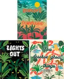 Joel Mesler, Untitled (Sunset Sunrise); Untitled (Lights Out); and Untitled (You Deserve Great Things)