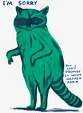 David Shrigley, I'm Sorry I Can't Promise It Won't Happen Again, 2021, Screenprint in colours with varnish overlay, on Somerset Satin paper, the full sheet