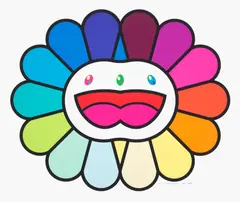 Multicolor Double Face: White by Takashi Murakami, 2020, Screenprint in colours, on wove paper, with full margins, sold Sep 2024