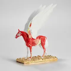 Legend by Damien Hirst, 2016, Porcelain multiple painted in colours and partially glazed, sold Oct 2024