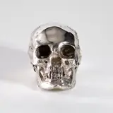 Damien Hirst, Abacus - The Dream is Dead, 2007, Silver skull multiple